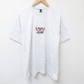 ヘインズ 半袖Tシャツ 刺繍 グレー L | 古着