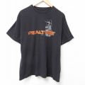 リアルツリー 半袖Tシャツ シカ ブラック XL | 古着