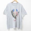半袖Tシャツ 鳥 グレー XL | 古着