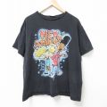 ニコロデオン ヘイアーノルド 半袖Tシャツ ブラック XL | 古着