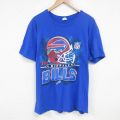 NFL バッファロービルズ 半袖Tシャツ アメフト ブルー XL | 古着