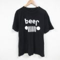 半袖Tシャツ beer ブラック XL | 古着