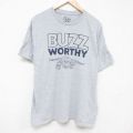 ディズニー 半袖Tシャツ バズ グレー XL | 古着