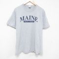 MAINE 半袖Tシャツ グレー XL | 古着