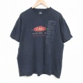 カベラス 半袖Tシャツ ビッグロゴ ブラック XL | 古着