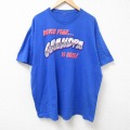 グランパ 半袖Tシャツ ブルー XL | 古着