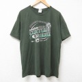 半袖Tシャツ フットボール グリーン XL | 古着