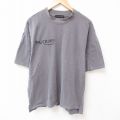 SAVIOUS 半袖Tシャツ 刺繍 グレー XL | 古着