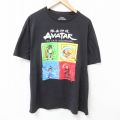 アバター 伝説の少年アン 半袖Tシャツ ブラック XL | 古着