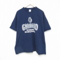 半袖Tシャツ バスケットボール ネイビー XL | 古着