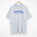 bartleby 半袖Tシャツ 霜降り グレー XL | 古着