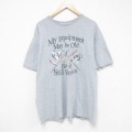 半袖Tシャツ ルアー グレー XL | 古着