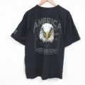 半袖Tシャツ 鳥 ブラック XL | 古着