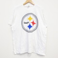 NFL ピッツバーグスティーラーズ 半袖Tシャツ ホワイト XL | 古着