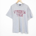 MVスポーツ 半袖Tシャツ バージニア グレー XL | 古着