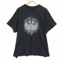 クィーン 半袖Tシャツ 企業広告 ブラック XL | 古着