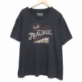 リアルツリー 半袖Tシャツ ブラック XL | 古着