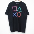 リップルジャンクション 半袖Tシャツ プレイステーション ブラック XL | 古着