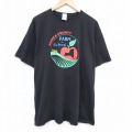 半袖Tシャツ リンゴ ブラック XL | 古着