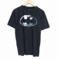 L★古着 半袖 Tシャツ メンズ DCコミックス バットマン BATMAN コットン クルーネック 黒 ブラック 25jul29 中古