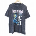 XL★古着 半袖 Tシャツ メンズ 映画 ボーイズンザフッド アイスキューブ 大きいサイズ コットン クルーネック 黒他 ブラック タイダイ 25jul29 中古