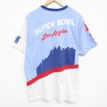 XL★古着 スターター STARTER 半袖 Tシャツ メンズ NFL ロサンゼルス クルーネック 白 ホワイト アメフト スーパーボウル 25aug01 中古