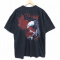 半袖Tシャツ 鳥 ブラック XL | 古着