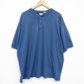 テキサス 半袖Tシャツ ヘンリーネック ネイビー XL | 古着