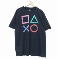 リップルジャンクション 半袖Tシャツ プレイステーション ブラック XL | 古着