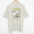 半袖Tシャツ ミシガン戦闘機 ベージュ XL | 古着