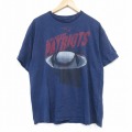 NFL ニューイングランドペイトリオッツ 半袖Tシャツ アメフト ネイビー XL | 古着