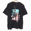 半袖Tシャツ 鬼滅の刃竈門炭治郎プリント ブラック XL | 古着