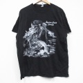 L★古着 半袖 Tシャツ メンズ スカイパイレーツ コットン クルーネック 黒 ブラック 25aug27 中古