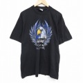 半袖Tシャツ 鳥 ブラック XL | 古着