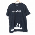 半袖Tシャツ リックアンドモーティ ブラック XL | 古着