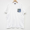 MVスポーツ 半袖Tシャツ 胸ポケット付き ホワイト XL | 古着