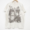 L★古着 半袖 Tシャツ メンズ ダックダイナスティ コットン クルーネック 薄ベージュ カーキ 25sep03 中古