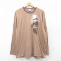 トビーキース 長袖Tシャツ ロック バンド ブラウン XL | 古着