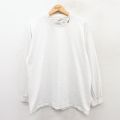 ナイキ 90s 長袖Tシャツ ワンポイントロゴ ホワイト XL | 古着