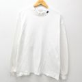 00s 長袖Tシャツ モックネック ホワイト XL | 古着