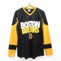 NHL ボストンブルーインズ 00s 長袖Tシャツ アイスホッケー ブラック L | 古着