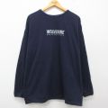 ウルバリン 長袖Tシャツ リバーシブル ネイビー XL | 古着