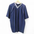 00s 半袖Tシャツ Vネック ネイビー XL | 古着
