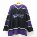 00s 長袖Tシャツ アイスホッケー ブラック XL | 古着