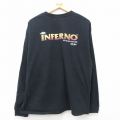 00s 長袖Tシャツ INFERNO LIKARR ブラック XL | 古着