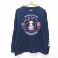 長袖Tシャツ ナルト疾風伝 ネイビー L | 古着