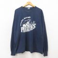 00s 長袖Tシャツ 海賊 ネイビー XL | 古着