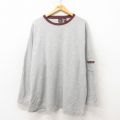 長袖Tシャツ グレー XL | 古着