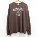 00s 長袖Tシャツ イカリ ブラウン XL | 古着