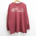 ナイキ 00s 長袖Tシャツ BCホッケー バーガンディ XL | 古着